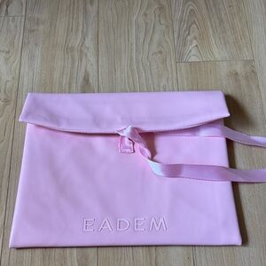 EADEM Pink Fold-Over Clutch Bag